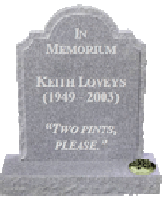 Keith Loveys Memorial
