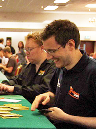 Nicholas Lovett playing Magic: The Gathering