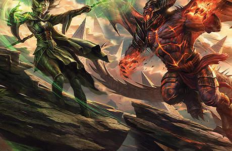 Duel Decks: Nissa vs. Ob Nixilis Key Art